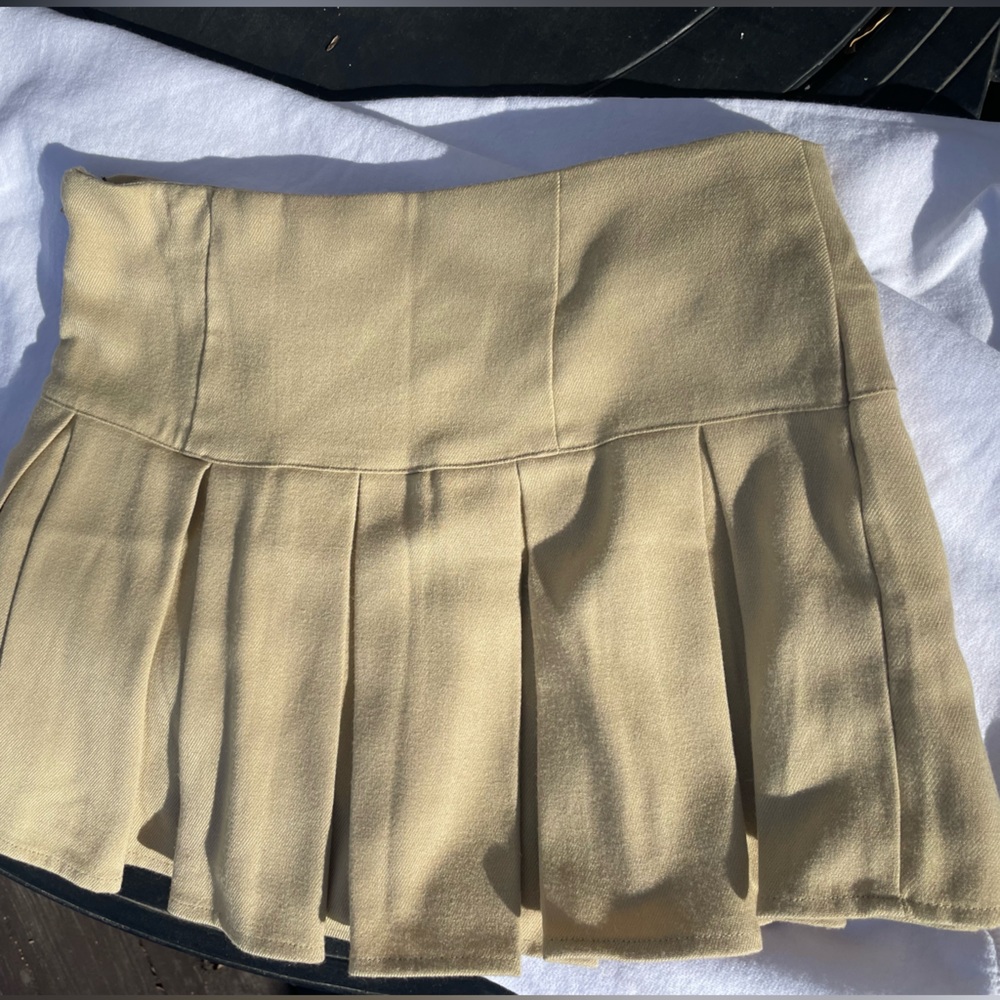 Tan skirt